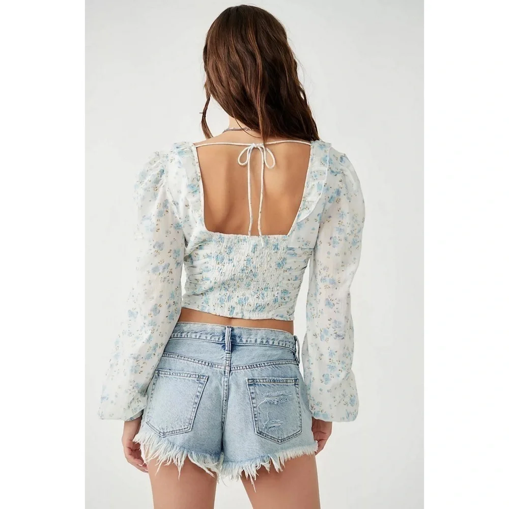 NWT Free People Another Life Printed Top